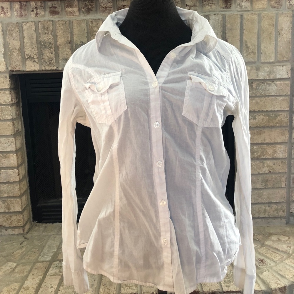 White button down